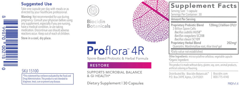Proflora4R Restorative Probiotic (30ct)