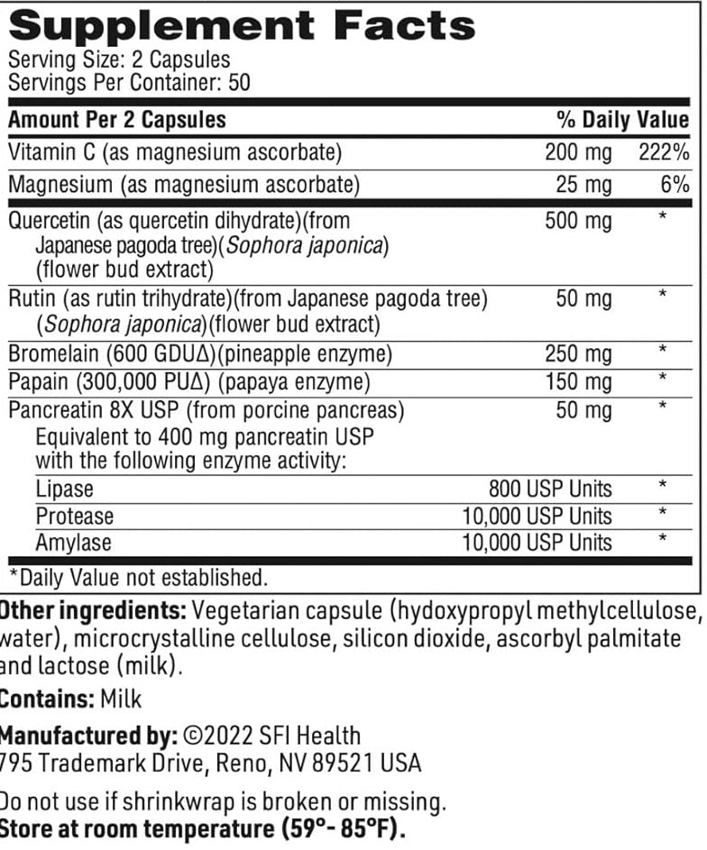 Quercetin-Bromelain Forté 100 ct