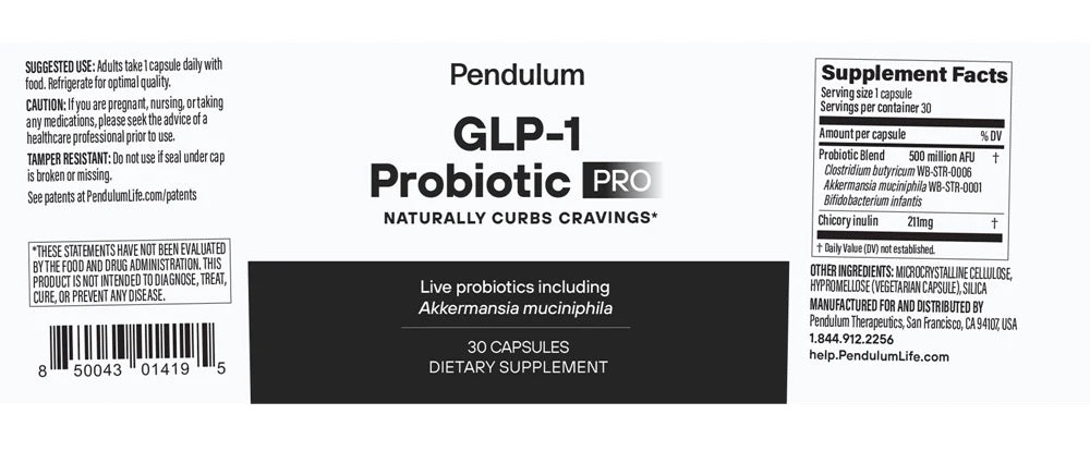Pendulum GLP-1 Probiotic PRO | Shop I Carin Nielsen, MD