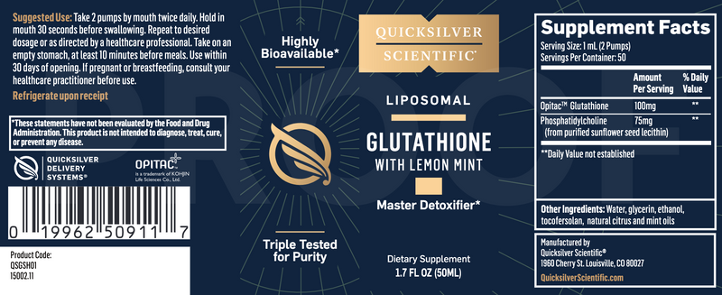 Liposomal Glutathione