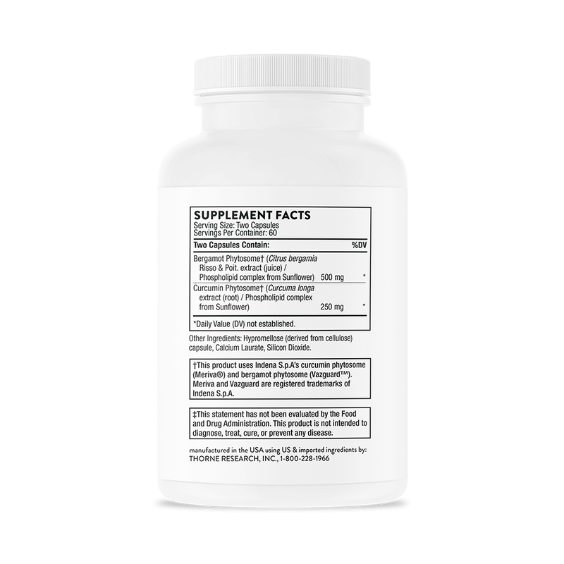 Bergamot + Curcumin (Thorne Metabolic Health)